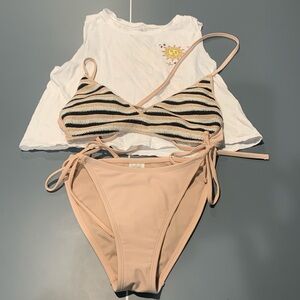Bikini with Crop Tee